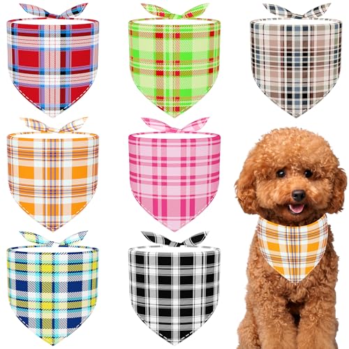 Pai Sence Hundehalstücher für kleine Hunde, Kätzchen, Polyester, für Welpen, Hunde, XS, bedruckt, einseitig, Partypflege, Größe S, 7 Stück Pai Sence Hundehalstücher für kleine Hunde, Kätzchen, Polyester, für Welpen, Hunde, XS, bedruckt, einseitig, Partypflege, Größe S, 7 Stück von Pai Sence