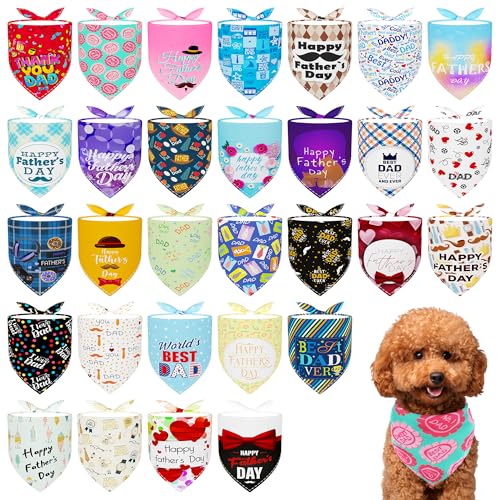 Pai Sence Hundehalstücher für kleine Hunde und Kätzchen, 45,7 cm, Größe XS, Welpen, Hunde, Bandana, Fellpflege, Größe S, 30 Stück von Pai Sence
