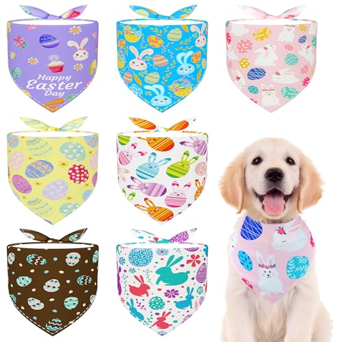 Pai Sence Hundehalstücher für mittelgroße Hunderassen, 63,5 cm, Polyester, 7 Stück, verstellbare Hunde-Schals, Fellpflege, Größe M Pai Sence Hundehalstücher für mittelgroße Hunderassen, 63,5 cm, Polyester, 7 Stück, verstellbare Hunde-Schals, Fellpflege, Größe M von Pai Sence