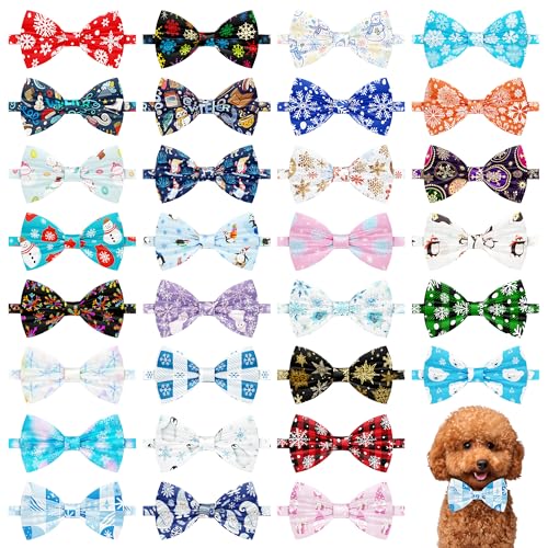 Pai Sence Winter-Fliegen für kleine Hunde, Winterhunde, Fliegen mit verstellbaren Bändern, Fliegen, XS, Katzen, Welpen, Party, Fellpflege, Größe S, 30 Stück von Pai Sence
