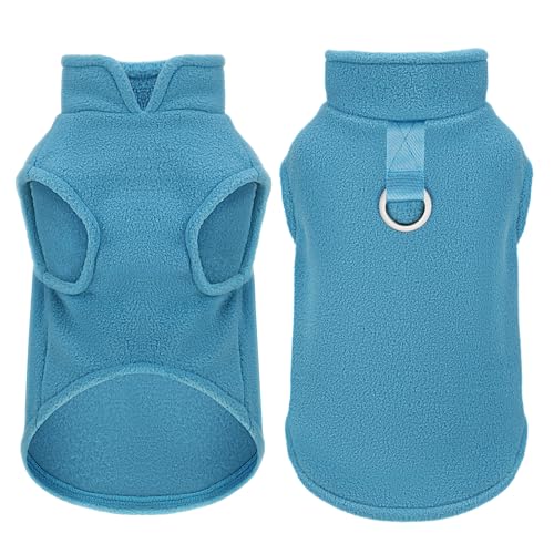Ärmellose Fleece-Weste für kleine Hunde: Gemütliche Hundejacke aus Polyester, Tank-Top-Pullover mit Leinen-Ring und Armausschnitten, weich, warm und leicht zu tragen, Design für täglichen Komfort, Ärmellose Fleece-Weste für kleine Hunde: Gemütliche Hundejacke aus Polyester, Tank-Top-Pullover mit Leinen-Ring und Armausschnitten, weich, warm und leicht zu tragen, Design für täglichen Komfort, von Paiaite