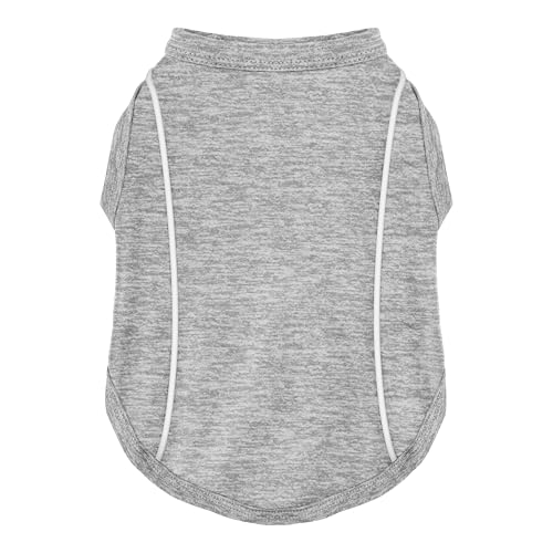 Bleiben Sie sicher in der Nacht: Stilvolles Hunde-Shirt und Tanktop mit reflektierenden Streifen, weich, atmungsaktiv, Kleidung mit Sonnenschutz, schnell trocknend, dehnbar, leicht, für kleine bis von Paiaite