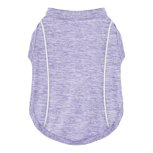 Bleiben Sie sicher in der Nacht: Stilvolles reflektierendes Hunde-Shirt und Tanktop – weiche, atmungsaktive Kleidung mit Sonnenschutz, schnell trocknend, dehnbar, leicht für kleine bis große Hunde von Paiaite