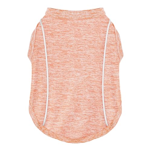 Bleiben Sie sicher in der Nacht: Stilvolles reflektierendes Hunde-Shirt und Tanktop – weiche, atmungsaktive Kleidung mit Sonnenschutz, schnell trocknend, dehnbar, leicht für kleine bis große Hunde von Paiaite