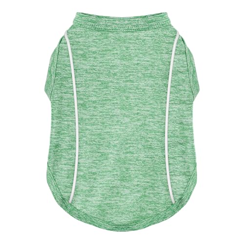 Bleiben Sie sicher in der Nacht: Stilvolles reflektierendes Hunde-Shirt und Tanktop – weiche, atmungsaktive Kleidung mit Sonnenschutz, schnell trocknend, dehnbar, leicht für kleine bis große Hunde von Paiaite