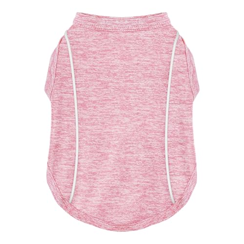 Bleiben Sie sicher in der Nacht: Stilvolles reflektierendes Hunde-Shirt und Tanktop – weiche, atmungsaktive Kleidung mit Sonnenschutz, schnell trocknend, dehnbar, leicht für kleine bis große Hunde von Paiaite