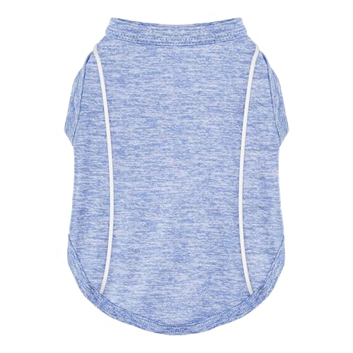 Bleiben Sie sicher in der Nacht: Stilvolles reflektierendes Hunde-Shirt und Tanktop – weiche, atmungsaktive Kleidung mit Sonnenschutz, schnell trocknend, dehnbar, leicht für kleine bis große Hunde von Paiaite