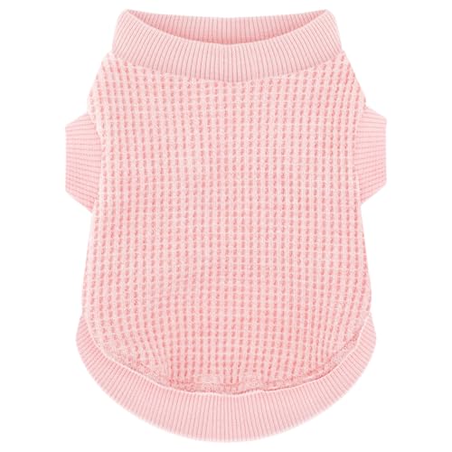 Gemütlicher und funktioneller leichter Hundepullover für kleine Welpen: dehnbare rosa Kleidung mit leicht anzuziehendem Design, ideal für Chihuahua und Yorkies – verbessert Komfort und Verspieltheit Gemütlicher und funktioneller leichter Hundepullover für kleine Welpen: dehnbare rosa Kleidung mit leicht anzuziehendem Design, ideal für Chihuahua und Yorkies – verbessert Komfort und Verspieltheit von Paiaite