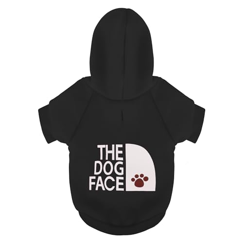 Paiaite Hunde-Kapuzenpullover Chihuahua: Halten Sie Ihren Welpen warm und stilvoll mit einem The Dog Face bedruckten Sweatshirt, Haustierkleidung und Pullovermantel, Alles in einem, perfekt für von Paiaite