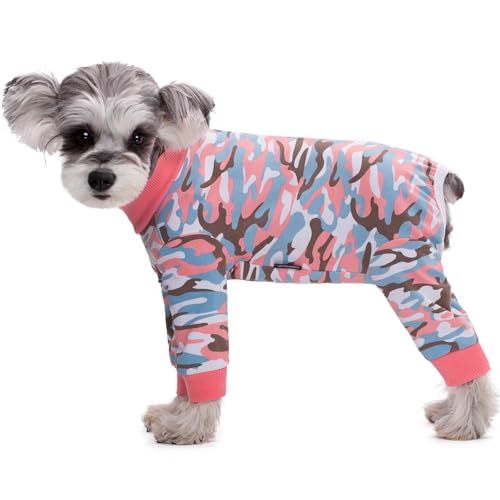 Paipeper Hunde-OP-Anzug für weibliche und männliche Welpen, langärmelig, verhindert Haarausfall und Lecken von Wunden, Hunde-Pyjama, Alternative zu E-Halsbändern (Camouflage), Größe XL Paipeper Hunde-OP-Anzug für weibliche und männliche Welpen, langärmelig, verhindert Haarausfall und Lecken von Wunden, Hunde-Pyjama, Alternative zu E-Halsbändern (Camouflage), Größe XL von Paipeper