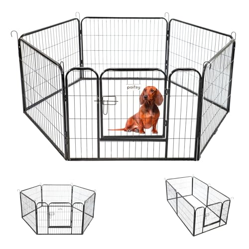 Laufstall für Hunde, Welpen und Kaninchen, Gardeno80 x 60 x 6, 6 Paneele, 80 x 60 cm, 1,28 m², modular, innen und außen, faltbar, 5 Jahre Garantie Paitsy Laufstall für Hunde, Welpen und Kaninchen, Gardeno80 x 60 x 6, 6 Paneele, 80 x 60 cm, 1,28 m², modular, innen und außen, faltbar, 5 Jahre Garantie Paitsy von Paitsy