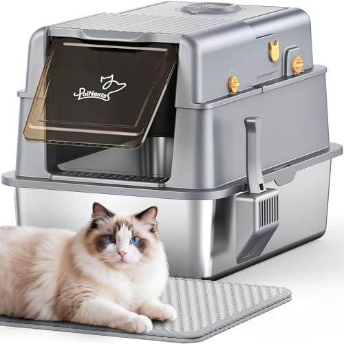 PalNests Katzentoilette aus Edelstahl von PalNests
