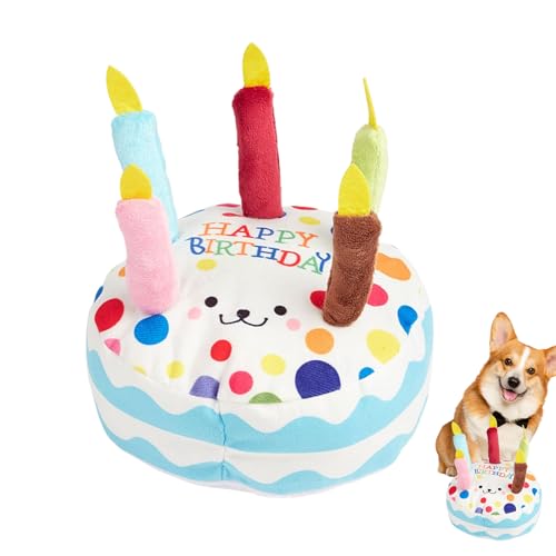 Hundespielzeug Geburtstagstorte Plüsch, Quietschende Kuscheltiere Für Hunde, Hund Geburtstagstorte Spielzeug, Für Haustier Interaktives Geburtstagsgeschenk Hundespielzeug Geburtstagstorte Plüsch, Quietschende Kuscheltiere Für Hunde, Hund Geburtstagstorte Spielzeug, Für Haustier Interaktives Geburtstagsgeschenk von Palaufr
