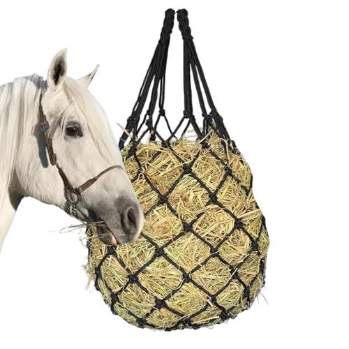 Palaufr Heunetz, Futterspender Für Mit Verzögerter Futteraufnahme, Mit festem Ring als Halterung für Leckerlis, für die Verwendung mit n, Schafen, Ziegen, Geflügel, in Bauernhöfen, Ställen, Weiden und von Palaufr