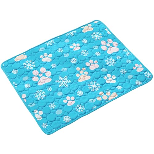 Palaufr Hundekühlmatte | Waschbare Kühlmatte Aus Eiserseide Für Haustiere - Kratzfeste Hunde Kühlmatte für Terrasse Garten Balkon Schlafzimmer Wohnzimmer 60 X 50 cm Palaufr Hundekühlmatte | Waschbare Kühlmatte Aus Eiserseide Für Haustiere - Kratzfeste Hunde Kühlmatte für Terrasse Garten Balkon Schlafzimmer Wohnzimmer 60 X 50 cm von Palaufr