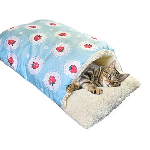 Palaufr Plüsch-Katzenbett, Katzennestbett, Katzenbett in Pantoffelform, waschbar, Umhüllendes Haustiernest, halbgeschlossenes, niedliches, überdachtes Katzenbett für Hauskatzen Palaufr Plüsch-Katzenbett, Katzennestbett, Katzenbett in Pantoffelform, waschbar, Umhüllendes Haustiernest, halbgeschlossenes, niedliches, überdachtes Katzenbett für Hauskatzen von Palaufr