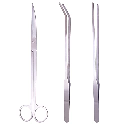 Pamtns 3 Stück Edelstahl Aquarium Aquascaping Kit Aquarium Pinzette Lang Pinzette Schere Tool Set Aquarium Zubehör Set Aquarium Werkzeugsätze für Anfänger Aquarist Fish Starter Kits Pamtns 3 Stück Edelstahl Aquarium Aquascaping Kit Aquarium Pinzette Lang Pinzette Schere Tool Set Aquarium Zubehör Set Aquarium Werkzeugsätze für Anfänger Aquarist Fish Starter Kits von Pamtns