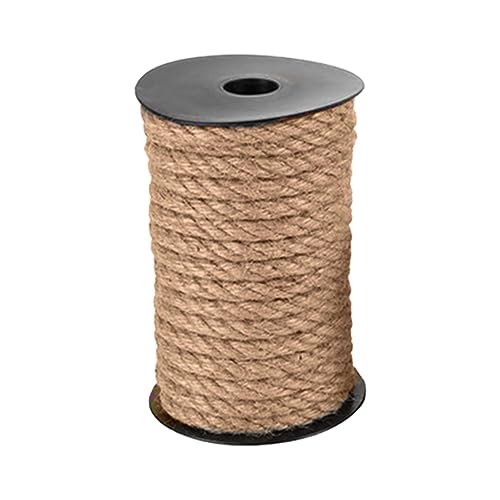 Pamtns Juteschnur 8mm Dicker Garten Bindfäden 20M Hanfseil Garten Kordel Natürliche Jute Kordel Bindfäden Jute Seil Dicke Schnur Jutegarn Dekokordel Schnur DIY Seil Kordel Bastelschnur Garten Kordel von Pamtns