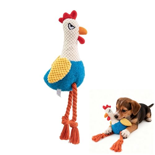 PandySarp Hundespielzeug aus Plüsch mit Quietscher, interaktive Seilbeine, buntes strukturiertes Kauspielzeug für kleine, mittelgroße Hunde, Zerren, Apportieren PandySarp Hundespielzeug aus Plüsch mit Quietscher, interaktive Seilbeine, buntes strukturiertes Kauspielzeug für kleine, mittelgroße Hunde, Zerren, Apportieren von PandySarp