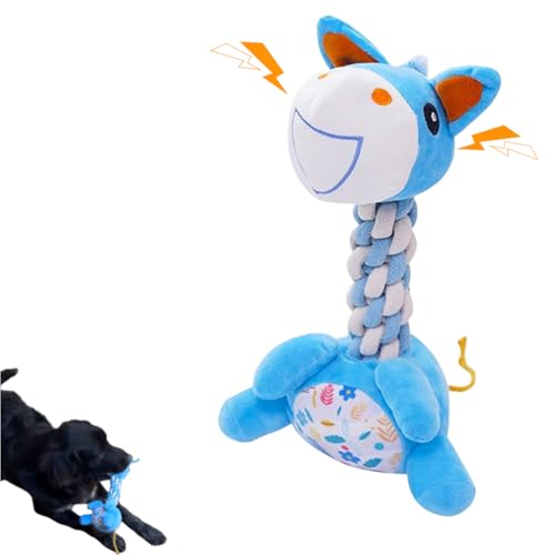 PandySarp Langlebiges Esel Plüsch-Hundespielzeug mit geflochtenem Seil und Quietscher, interaktives Zerr- und Kauspielzeug für kleine und mittelgroße Hunde, Zahnreinigung und Angstlinderung, perfektes PandySarp Langlebiges Esel Plüsch-Hundespielzeug mit geflochtenem Seil und Quietscher, interaktives Zerr- und Kauspielzeug für kleine und mittelgroße Hunde, Zahnreinigung und Angstlinderung, perfektes von PandySarp