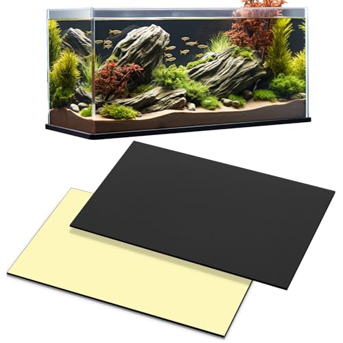 Pangda Aquarium-Nivellierpad, 5 mm dick, rutschfester Neoprenschaum, stoßfest, leicht zu schneiden, für Wasser, stabiler Bodenschutz, Schwarz, 2 Stück Pangda Aquarium-Nivellierpad, 5 mm dick, rutschfester Neoprenschaum, stoßfest, leicht zu schneiden, für Wasser, stabiler Bodenschutz, Schwarz, 2 Stück von Pangda