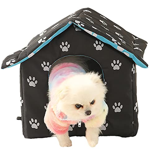 Pansy Katzenhaus Für Draußen Winterfest, Wasserdichtes Outdoor Katzenhöhle Für Katzen mit Abnehmbarem Matte, Faltbares Pet Outdoor House Tierheim Für Kleine Katzen Pansy Katzenhaus Für Draußen Winterfest, Wasserdichtes Outdoor Katzenhöhle Für Katzen mit Abnehmbarem Matte, Faltbares Pet Outdoor House Tierheim Für Kleine Katzen von Pansy