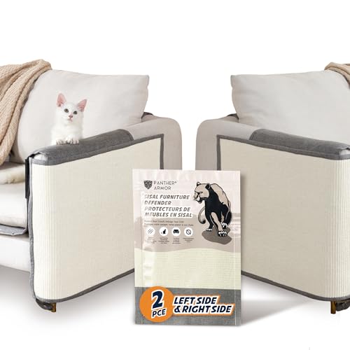 Panther Armor Kratzmatte & Kratzschutz für die Katze - Natürlicher Sisal Kratzteppich & Kratzmöglichkeit für das Sofa - Katzen Couch Abdeckung Panther Armor Kratzmatte & Kratzschutz für die Katze - Natürlicher Sisal Kratzteppich & Kratzmöglichkeit für das Sofa - Katzen Couch Abdeckung von Panther Armor