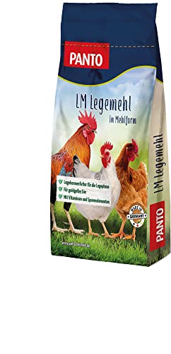 PANTO Hühnerfutter Legemehl 10 kg – Legehennenfutter für die Legephase, Alleinfuttermittel für Hühner - für goldgelbe Eier von PANTO