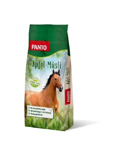 PANTO® Pferde Apfelmüsli mit Wisan®-Lein Pferdemüsli 20kg von PANTO