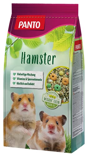 Panto® Hamsterfutter Nagerfutter Mix aus Getreide Pellets und Anderen Leckereien 5X 1kg von PANTO