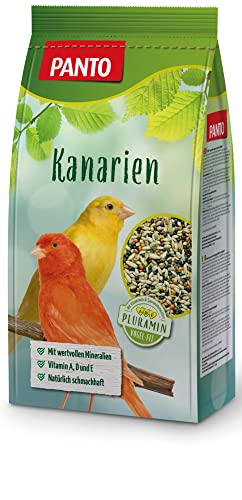PANTO Ziervogelfutter für Kanarienvögel, Kanarienfutter 1 kg, 5er Pack (5 x 1 kg) von PANTO