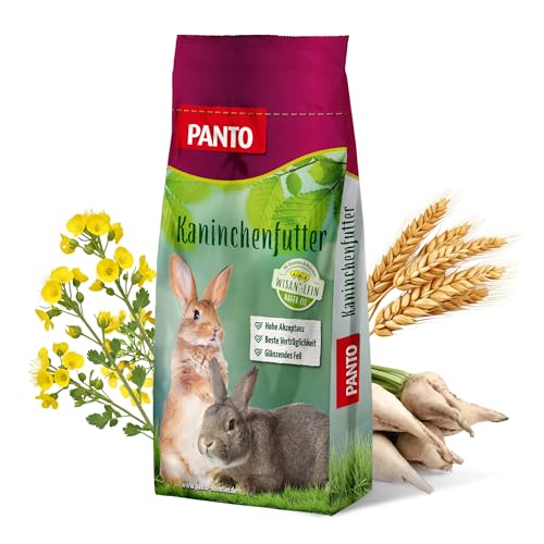 PANTO® Kanin Zucht Kaninchen Futter Pelletfutter mit Wisan®-Lein 25kg von PANTO