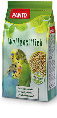 Panto Ziervogelfutter, Wellensittichfutter 2,5 kg, 4er Pack (4 x 2.5 kg) von PANTO