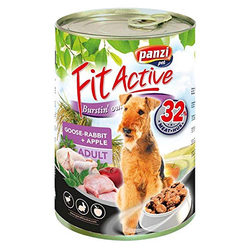 Panzi FitActive - Erwachsen - Ente & Hase & Apfel - Naßfutter - 1.240 gr von Panzi FitActive