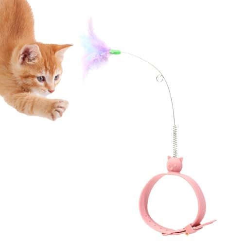 Paodduk Federstab-Katzenspielzeug, Katzenstab-Spielzeug - Niedliches Swing Spring Car Teaser Zauberstabspielzeug mit Feder | Lustiges Katzenspielzeug, bequemes Katzen-Entspannungszubehör für den Paodduk Federstab-Katzenspielzeug, Katzenstab-Spielzeug - Niedliches Swing Spring Car Teaser Zauberstabspielzeug mit Feder | Lustiges Katzenspielzeug, bequemes Katzen-Entspannungszubehör für den von Paodduk