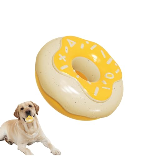 Paodduk Kauspielzeug für Welpen, Donut-Kauspielzeug für Hunde, Donut-Beißspielzeug für Welpen, Kauspielzeug für Hunde in Donut-Form, Trainingsspielzeug für kleine und mittelgroße Haustiere, Welpen von Paodduk