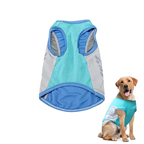 Paodduk Kühljacke für Hunde, Kühlshirt für Hunde, Reflektierende Haustierbekleidung, Bequeme und atmungsaktive Hundejacke, kühlere Hundeweste für Outdoor-Jagdtraining und Camping Paodduk Kühljacke für Hunde, Kühlshirt für Hunde, Reflektierende Haustierbekleidung, Bequeme und atmungsaktive Hundejacke, kühlere Hundeweste für Outdoor-Jagdtraining und Camping von Paodduk