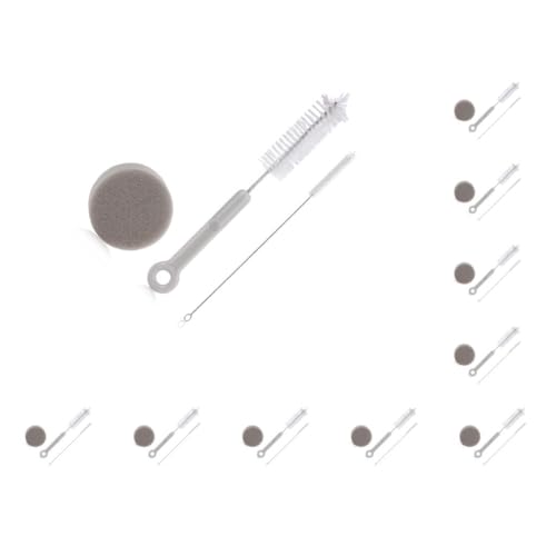 10 Set 3 Stück Haustier Trinkmaschine Reinigungsset Effektive Getränk Schwamm Bürste Brunnen Wasser Tauchflasche Becher Reinigung Werkzeuge von Paowsietiviity