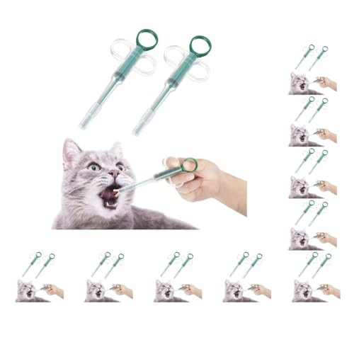 10-teiliges Futterwerkzeug-Set für Haustiere, universal, wiederverwendbar, tragbar, Pillenspender, sicher, praktisch, Flüssigkeitszufuhr, klein 10-teiliges Futterwerkzeug-Set für Haustiere, universal, wiederverwendbar, tragbar, Pillenspender, sicher, praktisch, Flüssigkeitszufuhr, klein von Paowsietiviity
