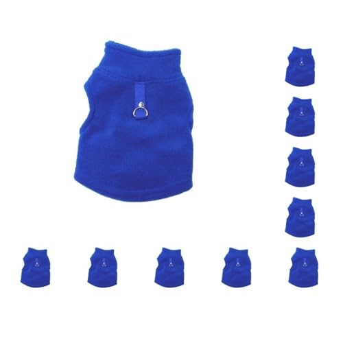 10-teiliges Hundekleidungszubehör, Welpen-Shirt, geschmeidige Welpenweste, Outfit, Herbst und Winter, einfacher Stil, keine Schnallen, Haustier-Sweatshirt, Blau, Größe L 10-teiliges Hundekleidungszubehör, Welpen-Shirt, geschmeidige Welpenweste, Outfit, Herbst und Winter, einfacher Stil, keine Schnallen, Haustier-Sweatshirt, Blau, Größe L von Paowsietiviity
