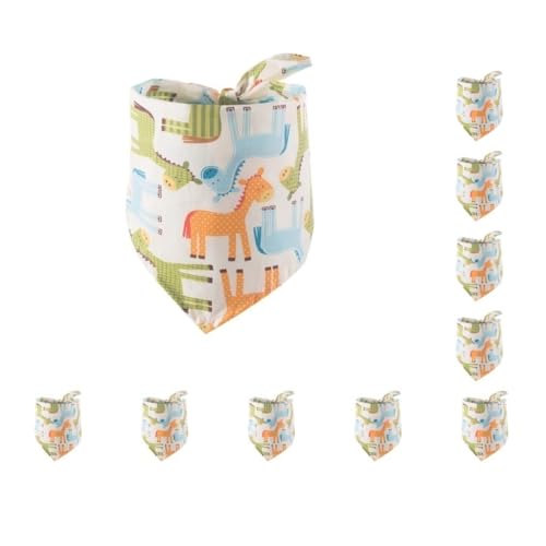 10er-Set Haustier-Schals, Baumwolle, verstellbares Handtuch, für kleine Tiere, waschbar, wiederverwendbar, Haustierhalsbänder, Fellpflege, Halstuch, Stil 1 10er-Set Haustier-Schals, Baumwolle, verstellbares Handtuch, für kleine Tiere, waschbar, wiederverwendbar, Haustierhalsbänder, Fellpflege, Halstuch, Stil 1 von Paowsietiviity
