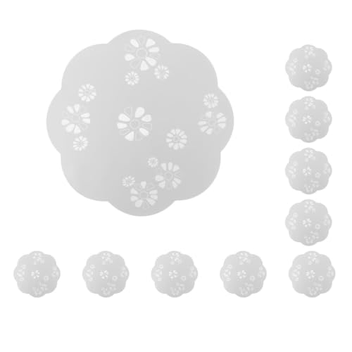 10er-Set Haustier-Wasserbrunnen-Tischsets, Silikon, wiederverwendbar, Zuhause, Wohnzimmer, Innenbereich, Haustier-Schüssel, Behälter, Schreibtisch, Boden, dekorative Matte, Grau 10er-Set Haustier-Wasserbrunnen-Tischsets, Silikon, wiederverwendbar, Zuhause, Wohnzimmer, Innenbereich, Haustier-Schüssel, Behälter, Schreibtisch, Boden, dekorative Matte, Grau von Paowsietiviity