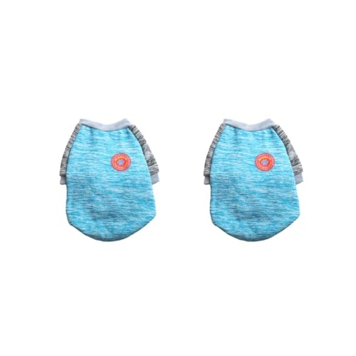 2er-Set Bekleidungshemden, Winterwärmer, modische Kostüme, Halsband, Plüsch-Design, mehrfarbig, Bekleidung, kleine Hunde, Welpen, Bulldogge, Blau, Größe XL 2er-Set Bekleidungshemden, Winterwärmer, modische Kostüme, Halsband, Plüsch-Design, mehrfarbig, Bekleidung, kleine Hunde, Welpen, Bulldogge, Blau, Größe XL von Paowsietiviity