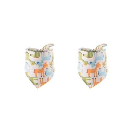 2er-Set Haustier-Schals, Baumwolle, verstellbares Handtuch, für kleine Tiere, waschbar, wiederverwendbar, Haustierhalsbänder, Fellpflege, Halstuch, Stil 1 2er-Set Haustier-Schals, Baumwolle, verstellbares Handtuch, für kleine Tiere, waschbar, wiederverwendbar, Haustierhalsbänder, Fellpflege, Halstuch, Stil 1 von Paowsietiviity