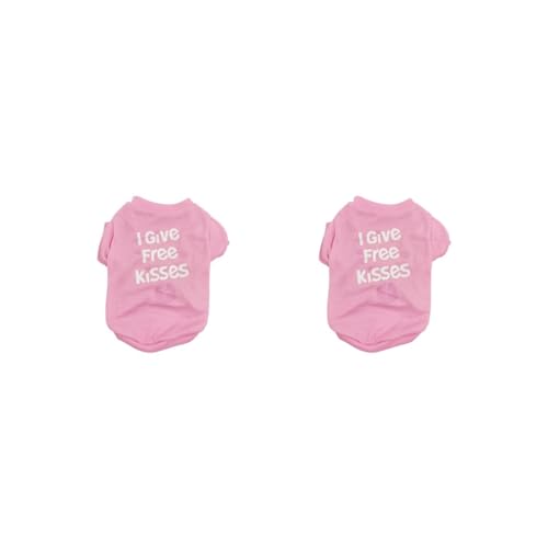 2er-Set Haustierkleidung, Haustiermäntel, Baumwolle, Hundejacke, auffällig, modisch, verschiedene Größen, Sweatshirt, Weste, Rosa, Größe XS 2er-Set Haustierkleidung, Haustiermäntel, Baumwolle, Hundejacke, auffällig, modisch, verschiedene Größen, Sweatshirt, Weste, Rosa, Größe XS von Paowsietiviity