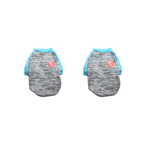 2er-Set Kleidung, Hemd, Winterwärmer, Kostüme, Raglan-Kostüme, mehrfarbig, für kleine Hunde, Chihuahua, Welpen, Bulldogge, Grau, Größe XS 2er-Set Kleidung, Hemd, Winterwärmer, Kostüme, Raglan-Kostüme, mehrfarbig, für kleine Hunde, Chihuahua, Welpen, Bulldogge, Grau, Größe XS von Paowsietiviity