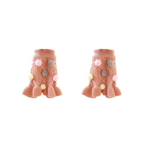 2er-Set kalte Winterkleidung für Haustiere, Acrylfaser, bequem, modisch, kältebeständig, Kostüm, Kleidung für drinnen und draußen, Rosa, Größe M 2er-Set kalte Winterkleidung für Haustiere, Acrylfaser, bequem, modisch, kältebeständig, Kostüm, Kleidung für drinnen und draußen, Rosa, Größe M von Paowsietiviity