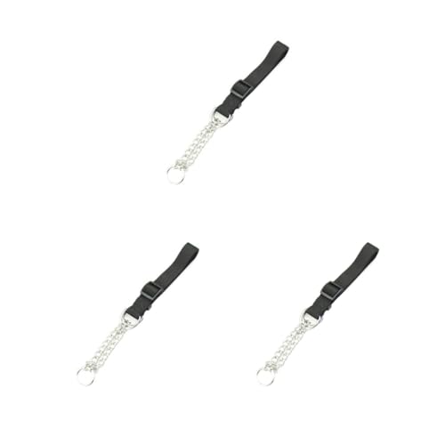 3er-Set Haustierhalsband, wiederverwendbar, waschbar, verstellbar, Camping, Wandern, Laufen, Spielen, Abschleppen, Choker-Zubehör, Nylon, Schwarz 3er-Set Haustierhalsband, wiederverwendbar, waschbar, verstellbar, Camping, Wandern, Laufen, Spielen, Abschleppen, Choker-Zubehör, Nylon, Schwarz von Paowsietiviity