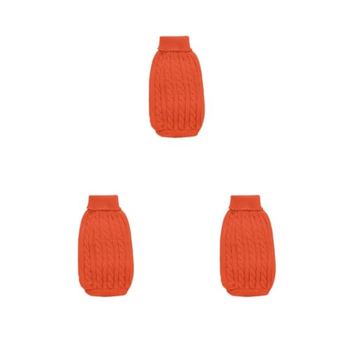 3er-Set Welpen-Shirts, verschiedene Größen, Weichheit, kleine Haustiere, Welpen, Kleidung, dickes Outfit, Wärme, Hundepullover, Orange, Größe 3XL 3er-Set Welpen-Shirts, verschiedene Größen, Weichheit, kleine Haustiere, Welpen, Kleidung, dickes Outfit, Wärme, Hundepullover, Orange, Größe 3XL von Paowsietiviity
