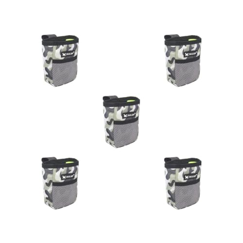 5 Set DIY Hund Katze Training Beutel Hüftgurt Verschleißfestigkeit Haustier Belohnung Agilität Outdoor Spender Behälter mit Schnalle Camouflage von Paowsietiviity
